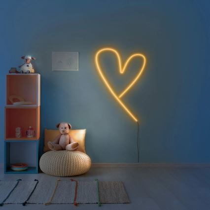 Світлодіодна стрічка NEON 2 m LED/17W/12V IP65 помаранчева