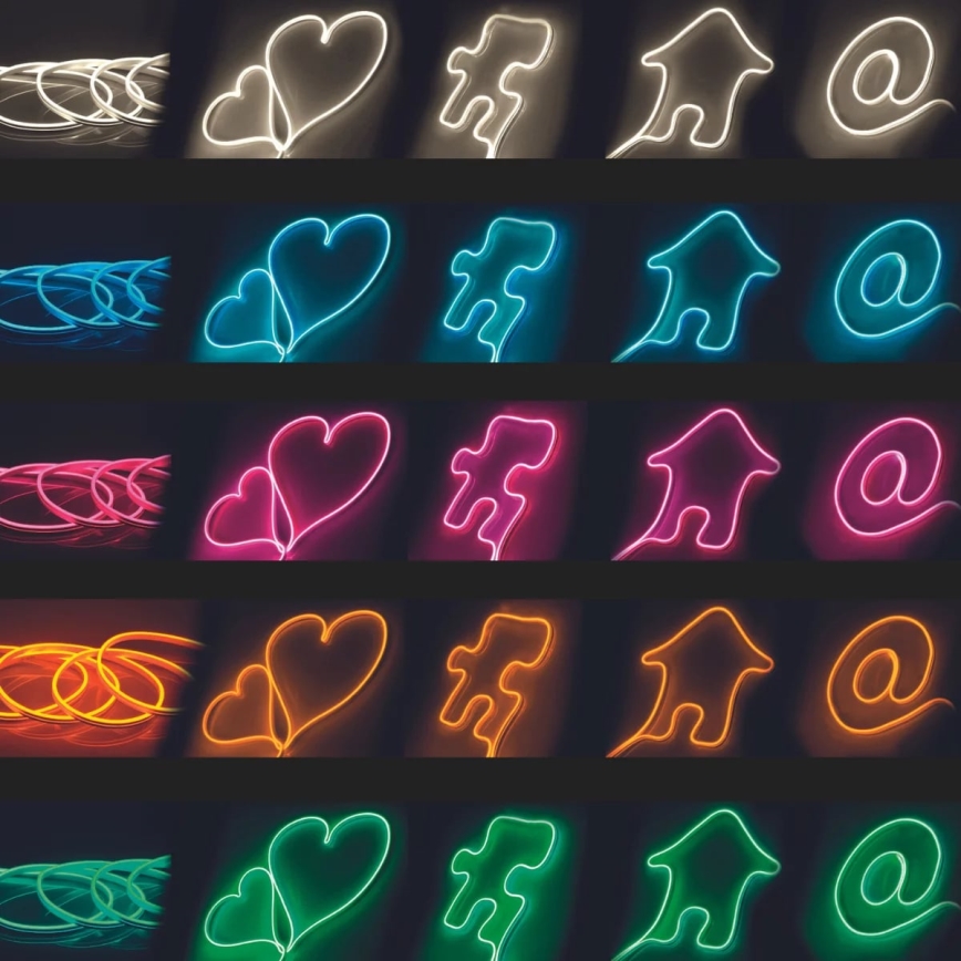 Світлодіодна стрічка NEON 5 m LED/23W/12V IP65 зелена