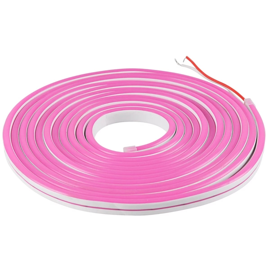 Світлодіодна стрічка NEON 5 m LED/27W/12V IP65 рожевий