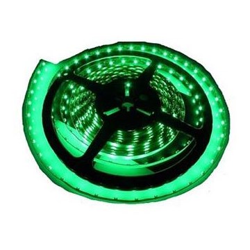 Світлодіодна стрічка для ванної кімнати LED/24W/12V 5 м IP65 зелений