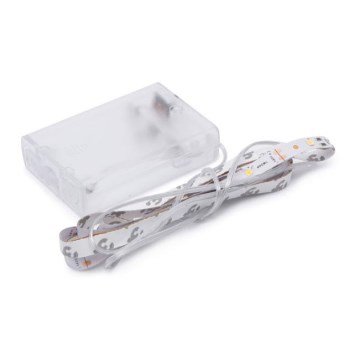 Світлодіодна стрічка LED/3xAA теплий білий