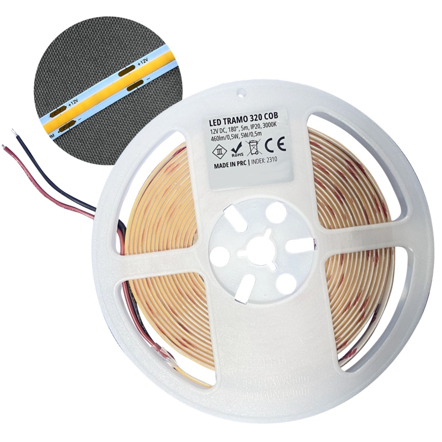 Світлодіодна стрічка LED/50W/12V 5 м 4000K