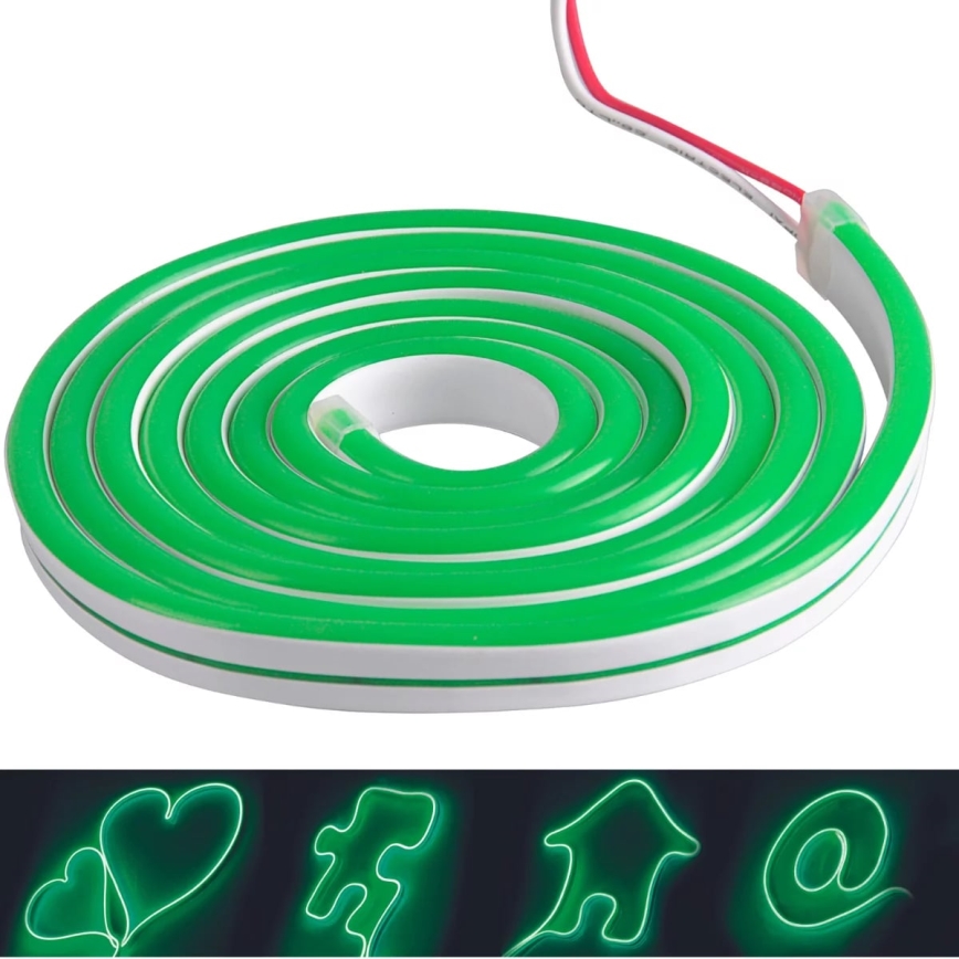 Світлодіодна стрічка NEON 2 м LED/14W/12V IP65 зелена