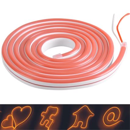 Світлодіодна стрічка NEON 2 m LED/17W/12V IP65 помаранчева