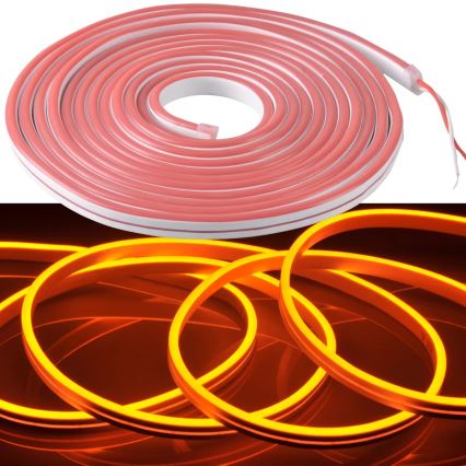 Світлодіодна стрічка NEON 5 m LED/27W/12V IP65 помаранчева