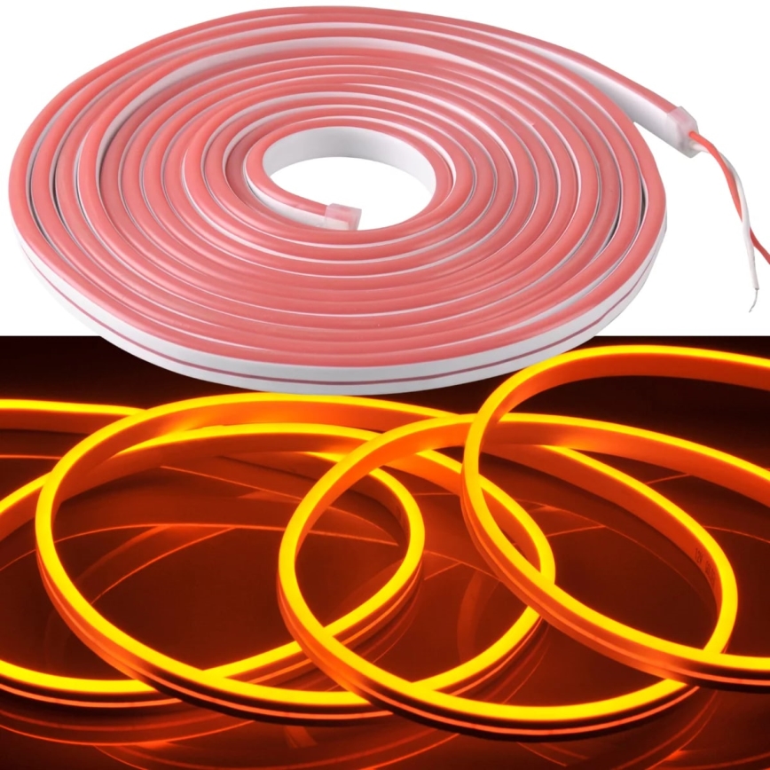 Світлодіодна стрічка NEON 5 m LED/27W/12V IP65 помаранчева