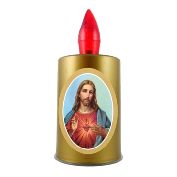 Світлодіодна свічка для кладовища LED/2xAA