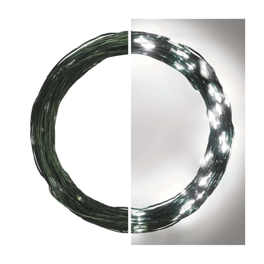 Світлодіодна вулична гірлянда 150xLED/20m IP44 холодний білий