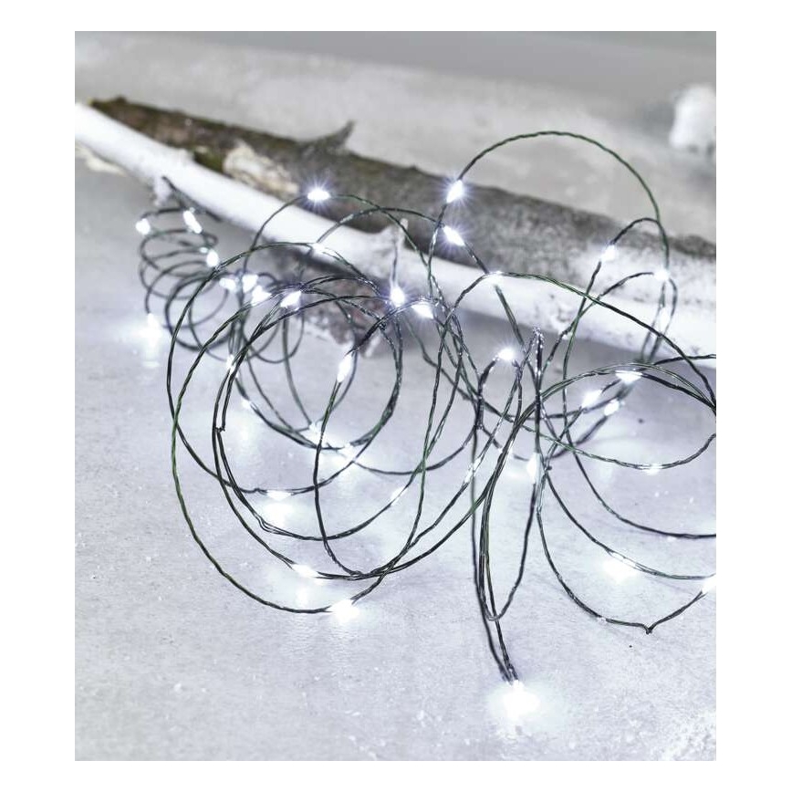 Світлодіодна вулична гірлянда 150xLED/20m IP44 холодний білий