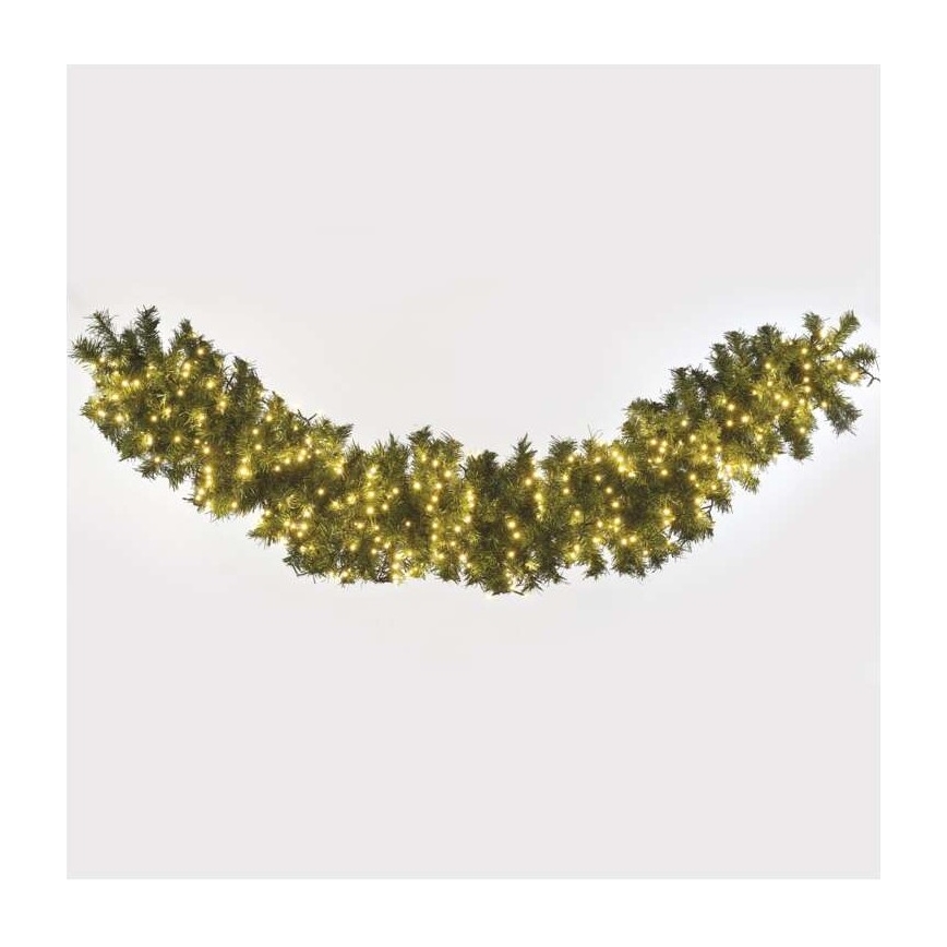 Світлодіодна вулична гірлянда 400 світлодіодів/13 м, IP44, тепле біле світло