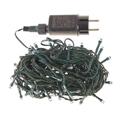 Світлодіодна вулична різдвяна гірлянда 10 m 100xLED/3,6W/230V IP44