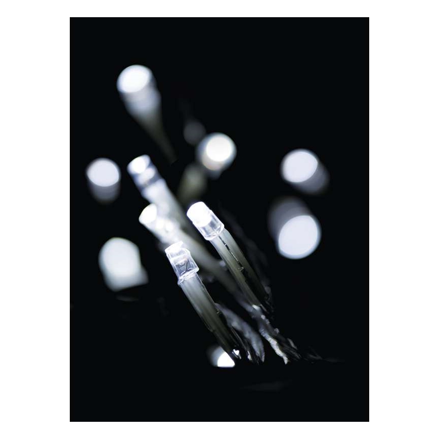 Світлодіодна вулична різдвяна гірлянда CHAIN 3 м 180xLED/6W/230V IP44