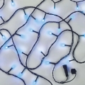 Світлодіодна вулична різдвяна гірлянда 100xLED/10 м IP44 синій
