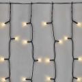 Світлодіодна вулична різдвяна гірлянда 100xLED/1x2 м IP44 теплий білий