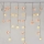 Світлодіодна вулична різдвяна гірлянда 100xLED/2,5x0,9 м IP44 червоний/вінтаж