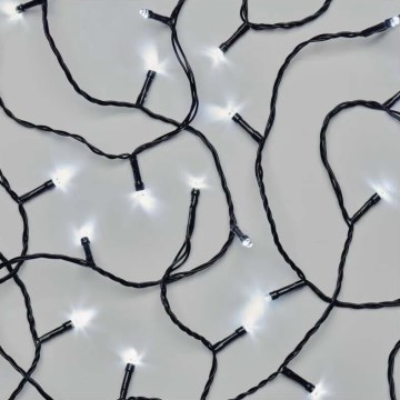 Світлодіодна вулична різдвяна гірлянда 50xLED/5 м IP44 холодний білий