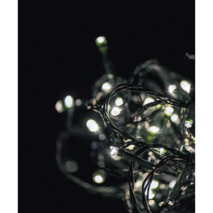 Світлодіодна вулична різдвяна гірлянда CHAIN 3 м 180xLED/6W/230V IP44