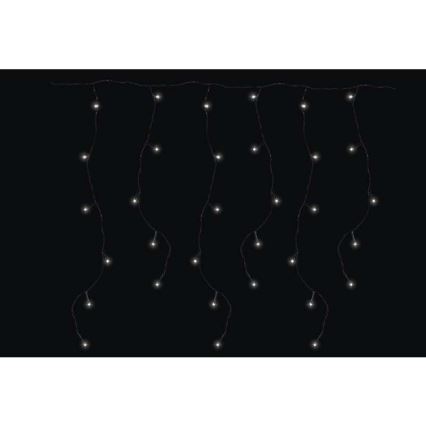 Світлодіодна вулична різдвяна гірлянда CHAIN 3 м 180xLED/6W/230V IP44