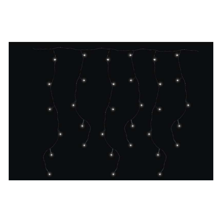 Світлодіодна вулична різдвяна гірлянда CHAIN 3 м 180xLED/6W/230V IP44