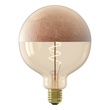 Світлодіодна затемнювана лампочка з ковпачком FILAMENT G125 E27/4W/230V 1800K мідного кольору CRI 90