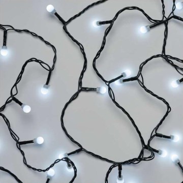 Світлодіодна зовнішня гірлянда 80xLED/13m IP44 холодний білий
