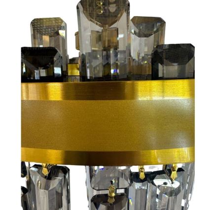Світлодіодна регульована кришталева люстра на стрижні LED/80W/230V 3000-6500K + дистанційне керування
