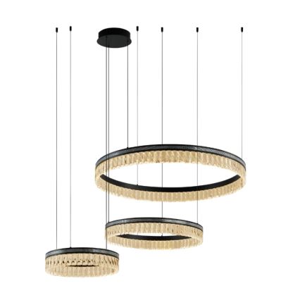 Регульована LED кришталева люстра на тросі THALIA LED/120W/230V 3000-6000K + пульт дистанційного керування