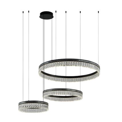 Регульована LED кришталева люстра на тросі THALIA LED/120W/230V 3000-6000K + пульт дистанційного керування