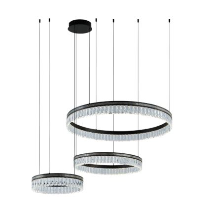 Регульована LED кришталева люстра на тросі THALIA LED/120W/230V 3000-6000K + пульт дистанційного керування