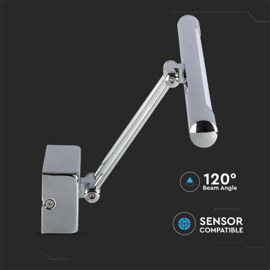 Світлодіодне освітлення дзеркала LED/13W/230V 3000K 64см хром