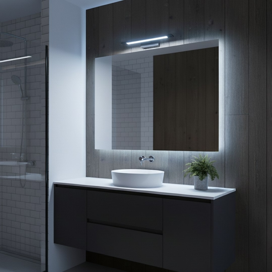 LED-підсвітка дзеркала для ванної KLIMT LED/8W/230V 3000/4000/6000K 40 см IP44 чорний