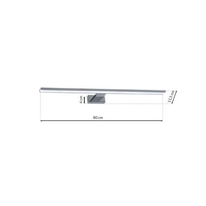 Світлодіодне підсвічування дзеркала у ванній кімнаті SHINE LED/15W/230V IP44