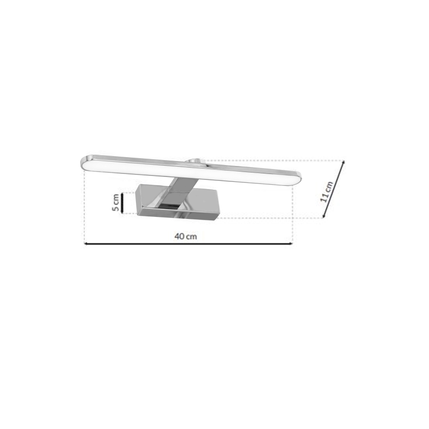 Світлодіодне підсвічування дзеркала у ванній кімнаті SPLASH LED/8W/230V IP44