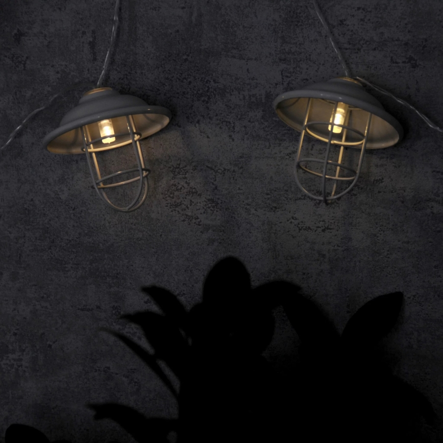 Світлодіодне вуличне декоративне освітлення LOFT 10xLED/2xAA
