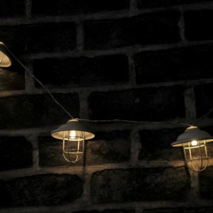 Світлодіодне вуличне декоративне освітлення LOFT 10xLED/2xAA