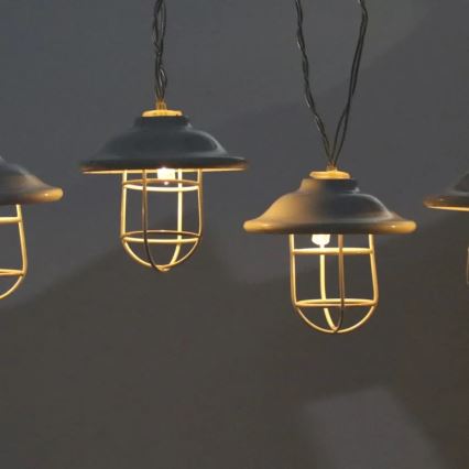 Світлодіодне вуличне декоративне освітлення LOFT 10xLED/2xAA