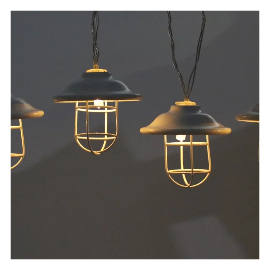 Світлодіодне вуличне декоративне освітлення LOFT 10xLED/2xAA