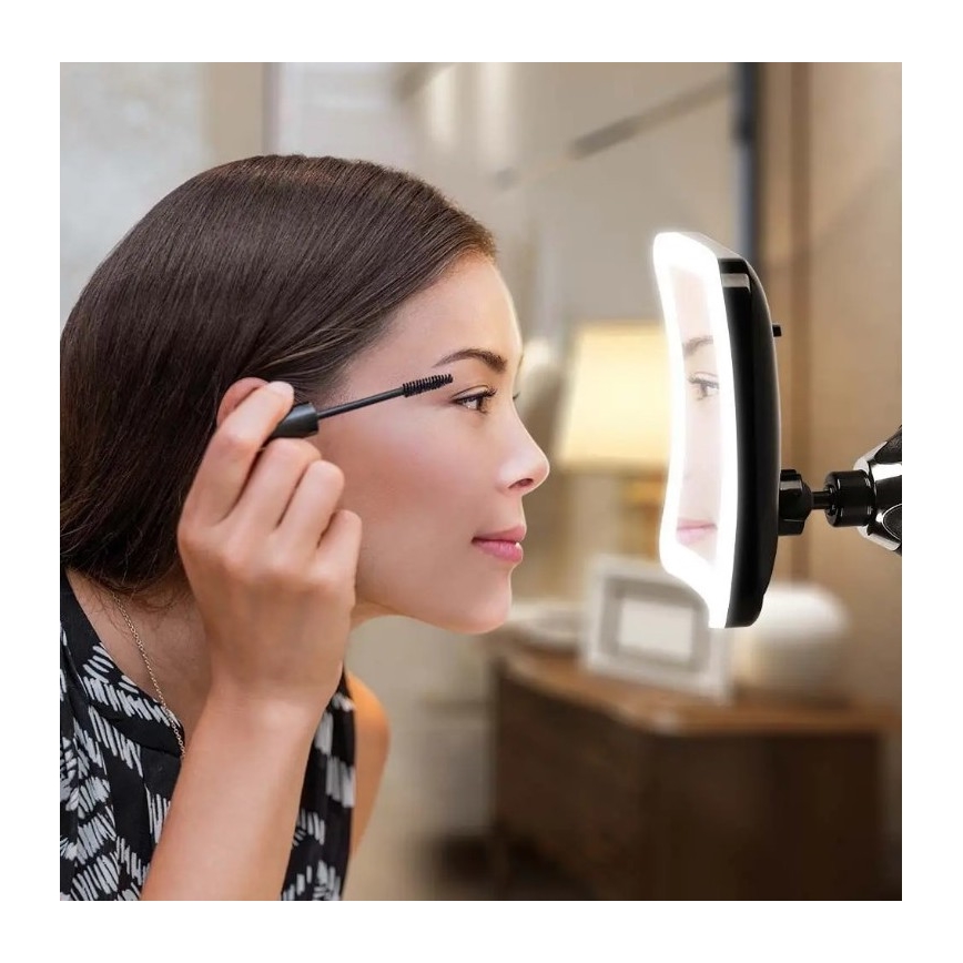 Світлодіодне косметичне дзеркало LED/3,2W/4,5V 3xAA IP44