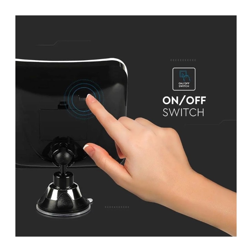 Світлодіодне косметичне дзеркало LED/3,2W/4,5V 3xAA IP44