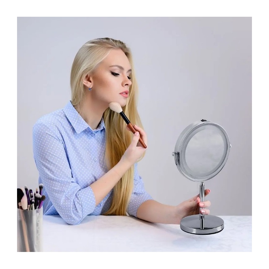 Світлодіодне косметичне дзеркало LED/3W/6V 4xAA IP44