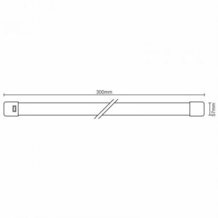 Світлодіодне кухонне освітлення для підсвітки стільниці LED/9W/230V IP40