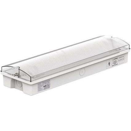 Світлодіодний аварійний світильник EMERGENCY EXIT LED/3W/230V 6400K IP65