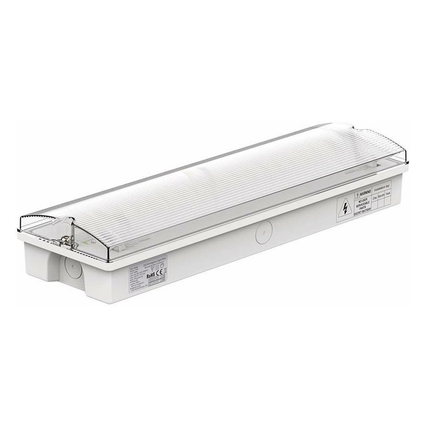 Світлодіодний аварійний світильник EMERGENCY EXIT LED/3W/230V 6400K IP65