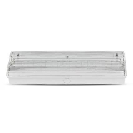 Світлодіодний аварійний світильник EMERGENCY EXIT LED/3W/230V IP65 6000K 1200mAh