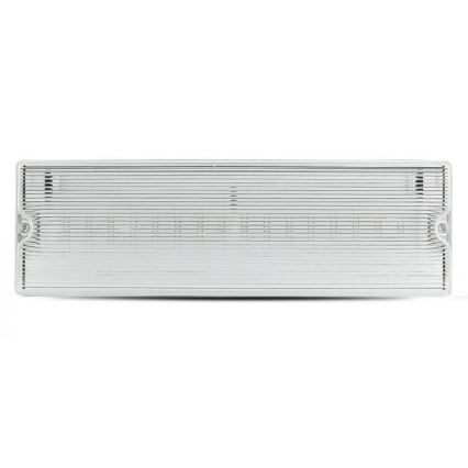 Світлодіодний аварійний світильник EMERGENCY EXIT LED/3W/230V IP65 6000K 1200mAh