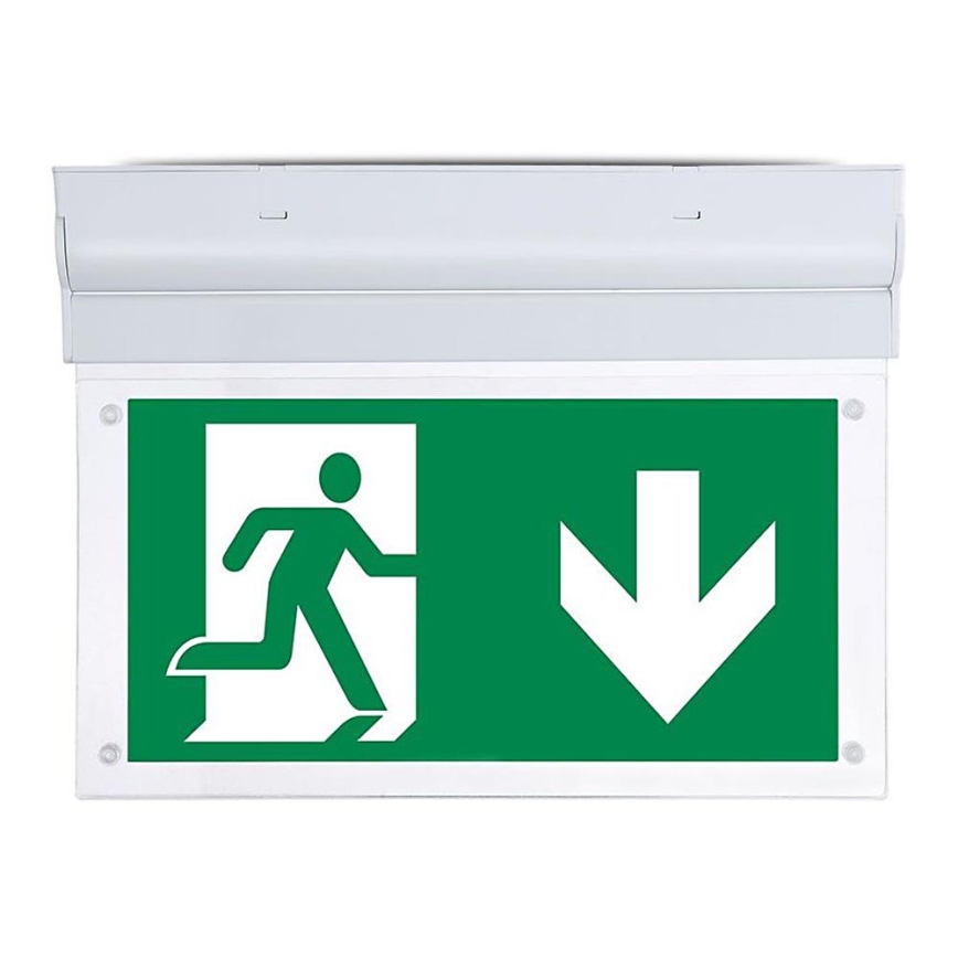 Світлодіодний аварійний світильник EMERGENCY EXIT SAMSUNG CHIP LED/2W/230V 6000K