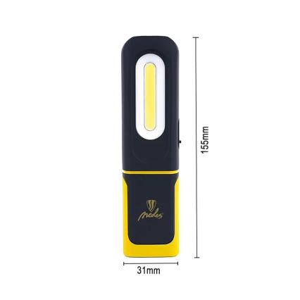 Світлодіодний регульований за яскравістю акумуляторний робочий ліхтар LED/8W/5V IP44 420 лм 1200 мАг