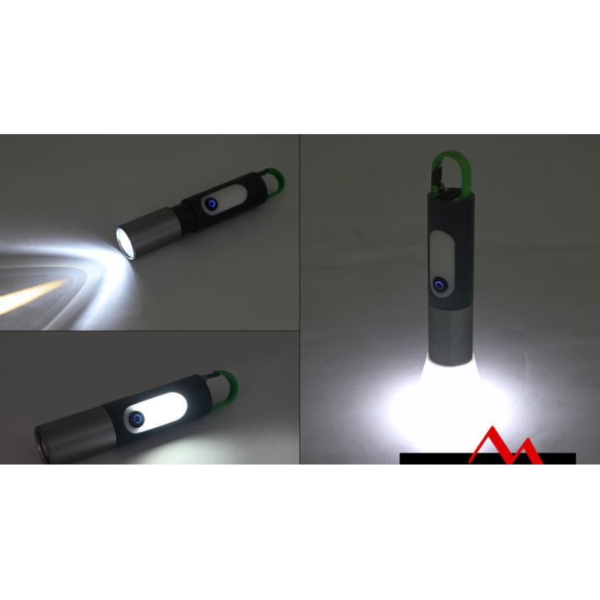 Світлодіодний акумуляторний ліхтарик LED/10W/3,7V 750 lm 10h