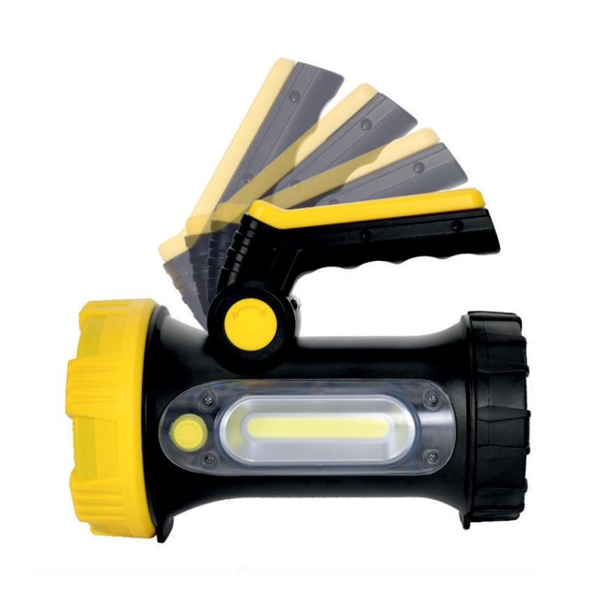 Світлодіодний акумуляторний ліхтарик LED/5W/4000mAh + LED/3W