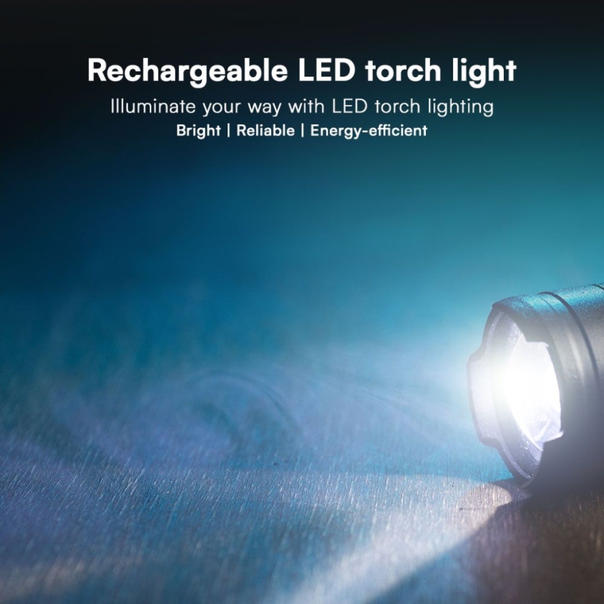 Світлодіодний акумуляторний ліхтарик USB LED/10W/5V IP54 1000 lm